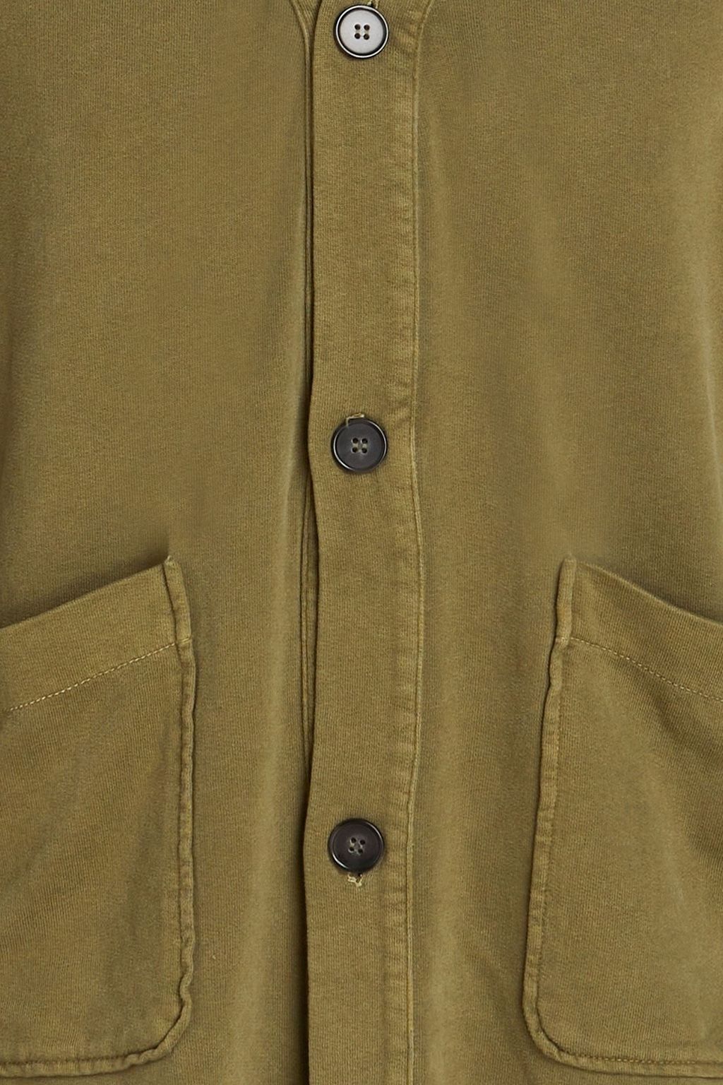 OFFICINE GÉNÉRALE Nelson French cotton-terry cardigan