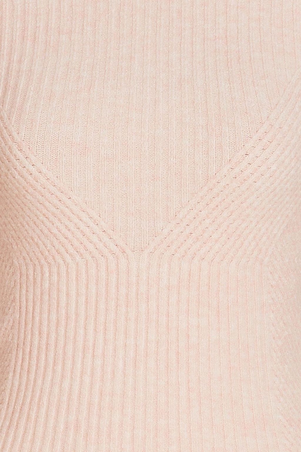 MAJE Ribbed-knit turtleneck sweater