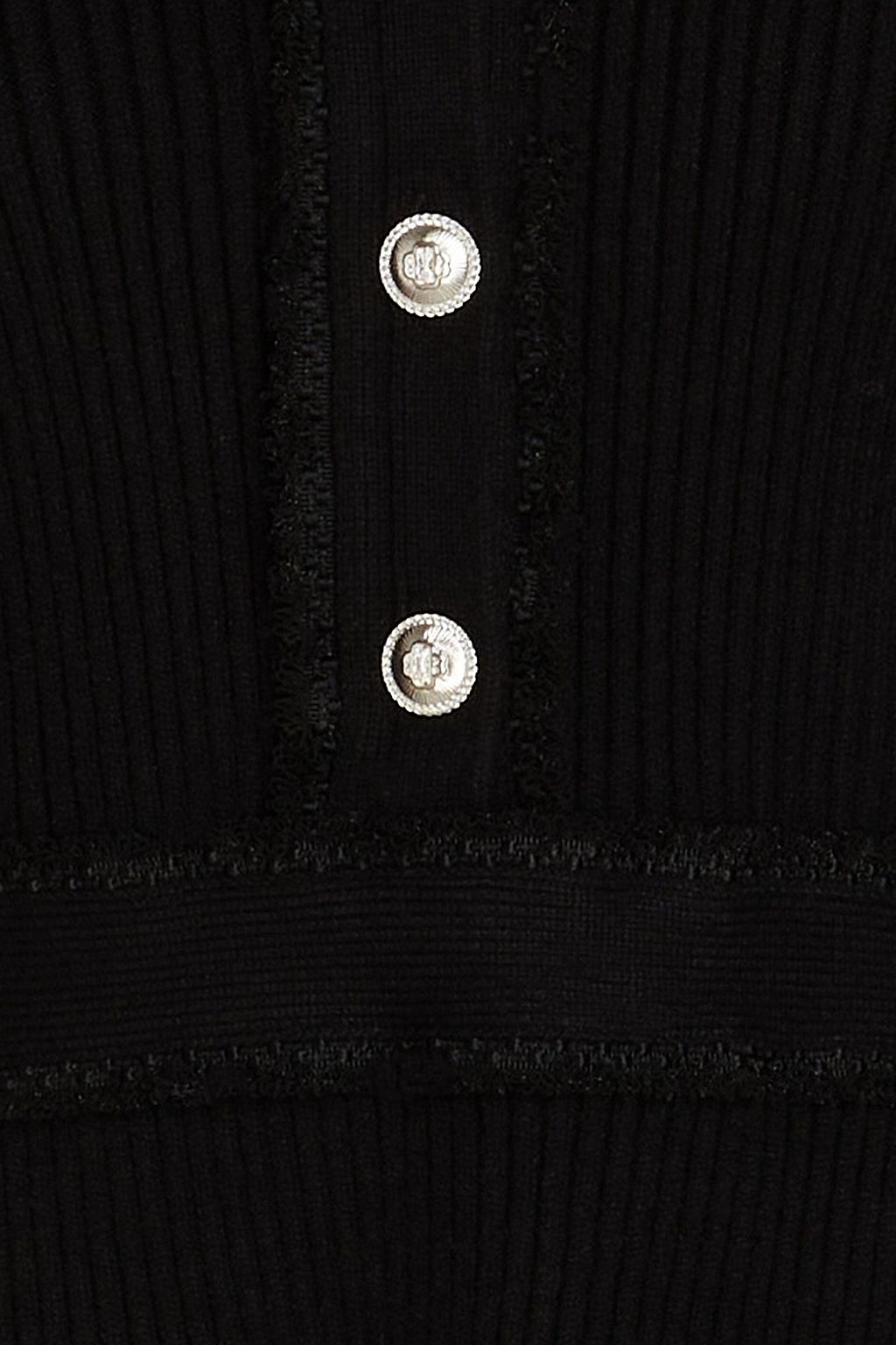 MAJE Ribbed-knit mini dress