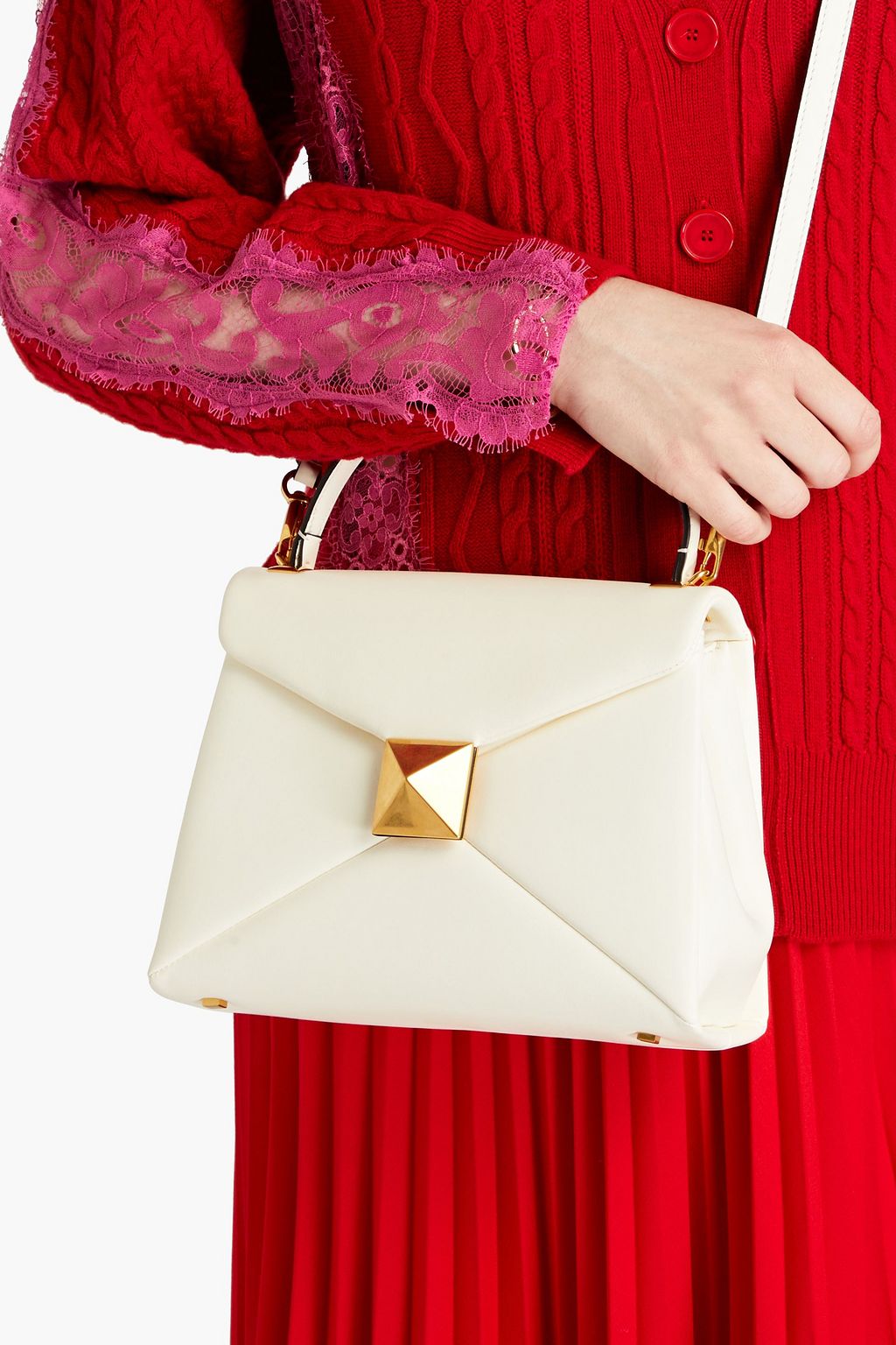 VALENTINO GARAVANI One Stud quilted leather tote