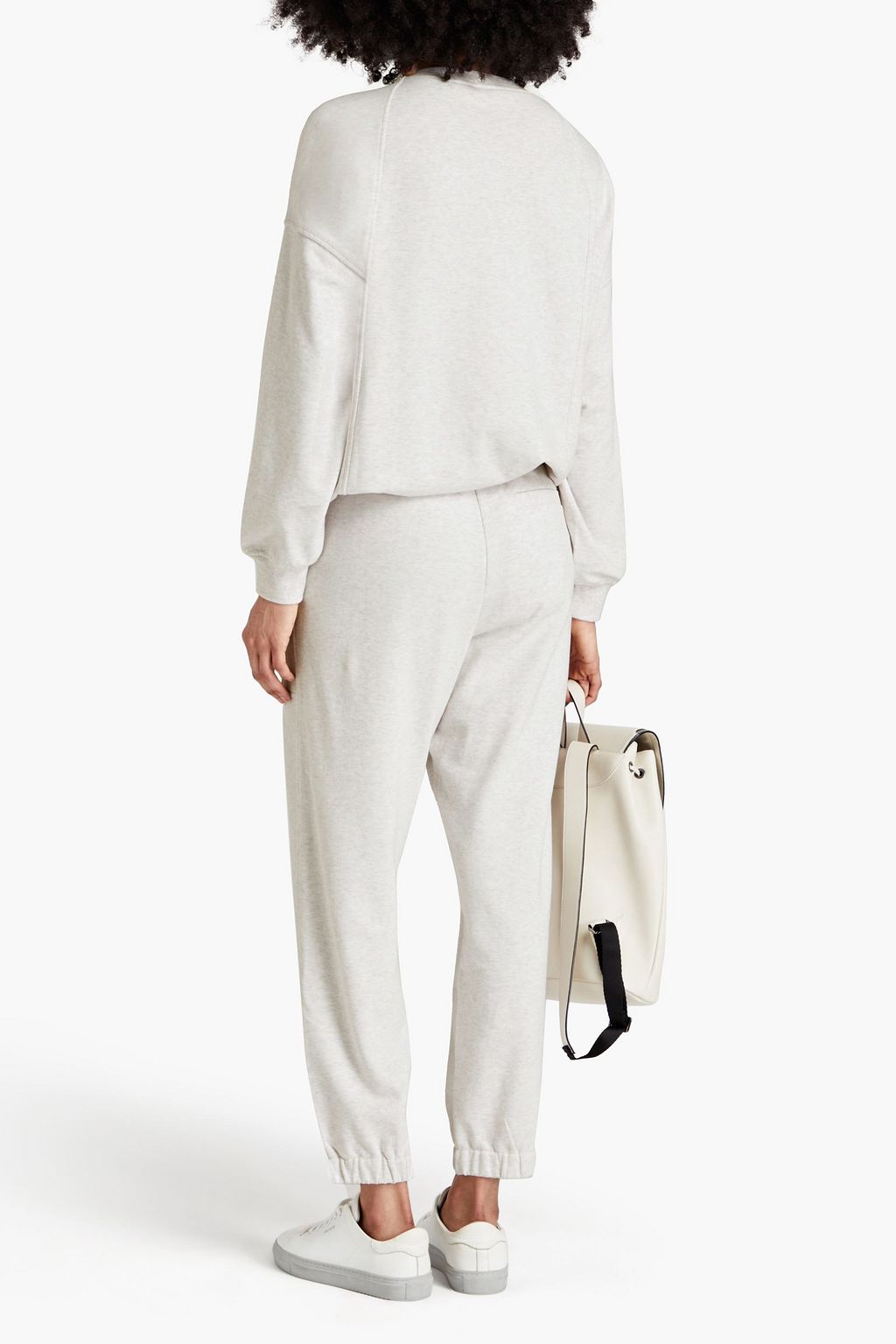 BRUNELLO CUCINELLI 프렌치 코튼 테리 트랙 팬츠