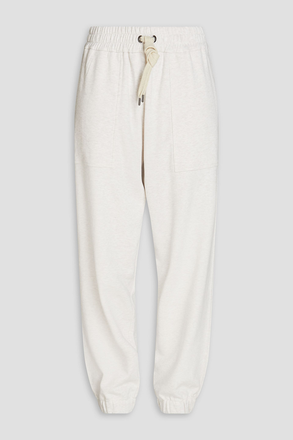 Brunello Cucinelli - French cotton-terry track pants - White - XL