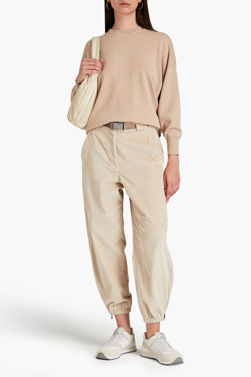 BRUNELLO CUCINELLI Bead-embellished cashmere sweater