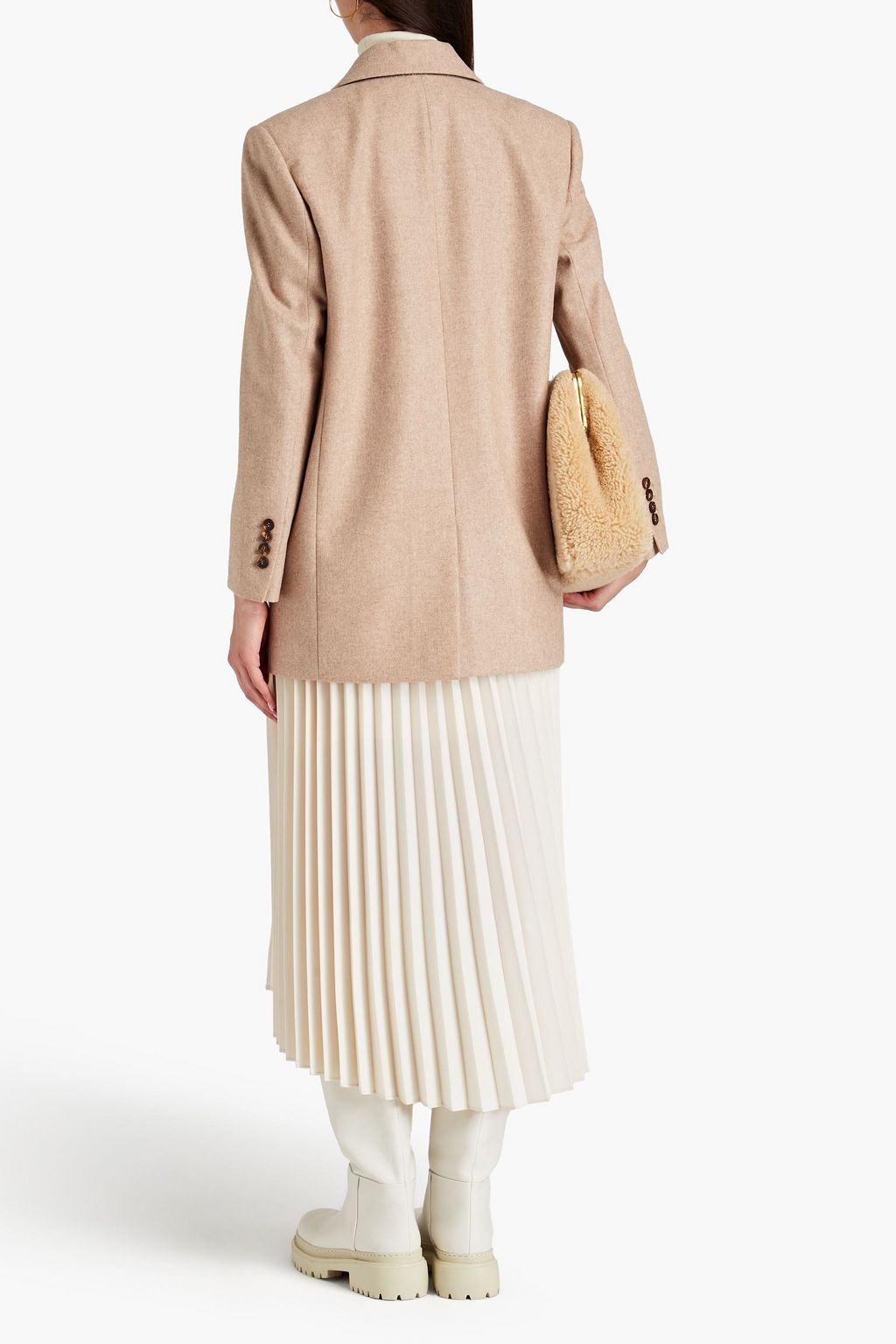 BRUNELLO CUCINELLI Bead-embellished wool blazer
