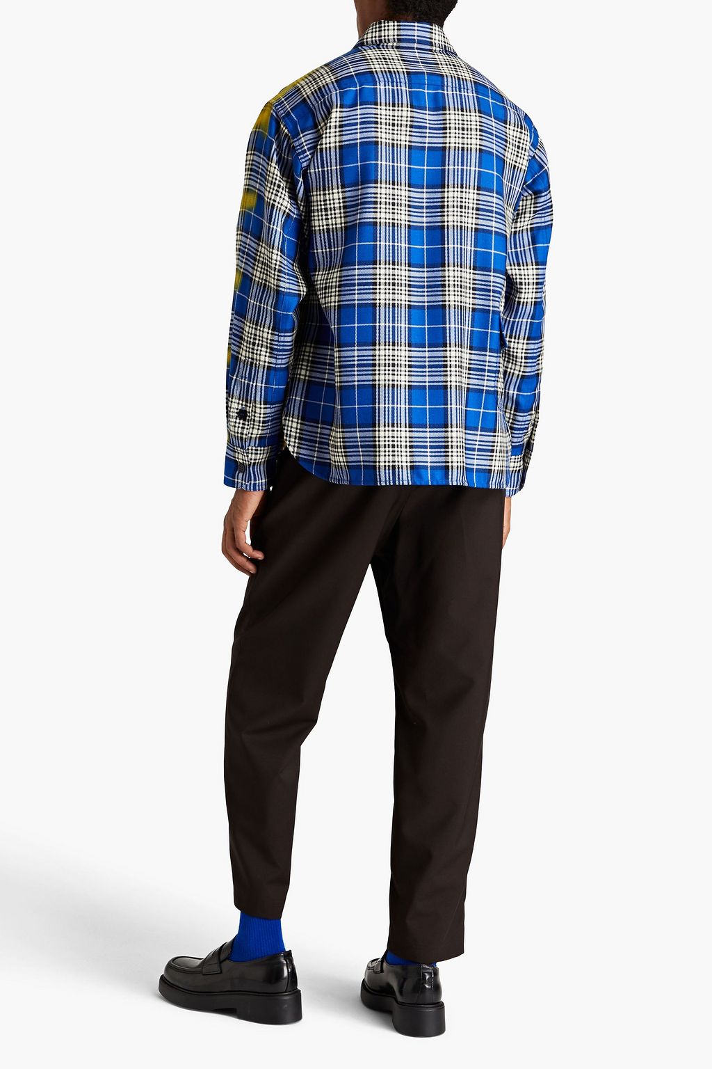 MARNI Checked cotton-twill shirt