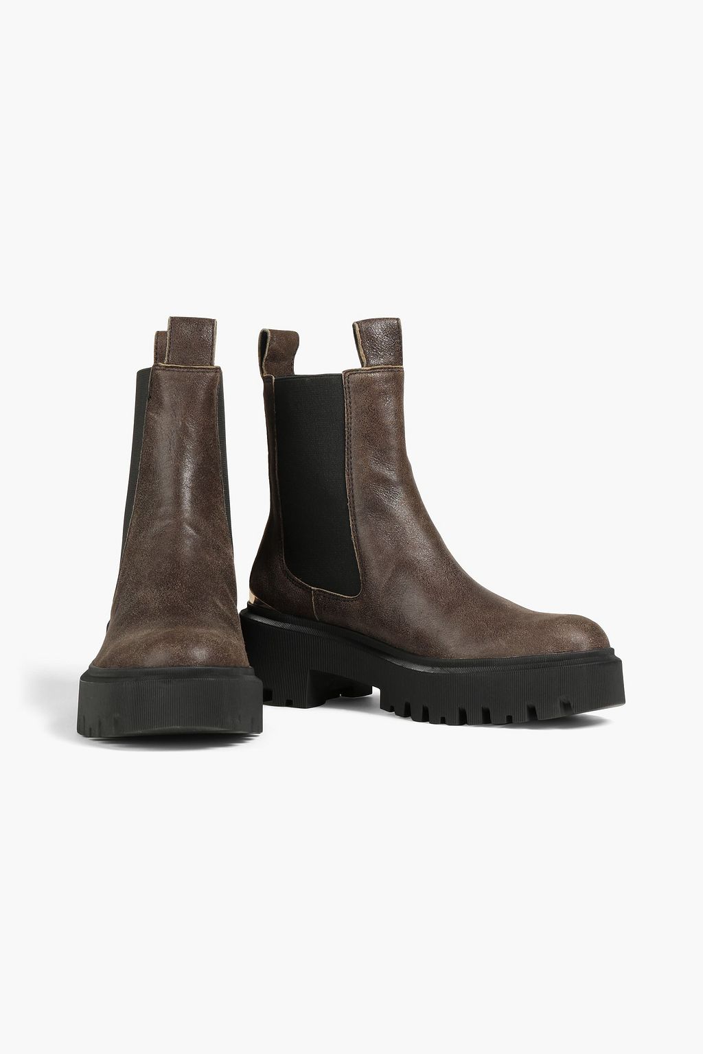 MAJE Leather Chelsea boots