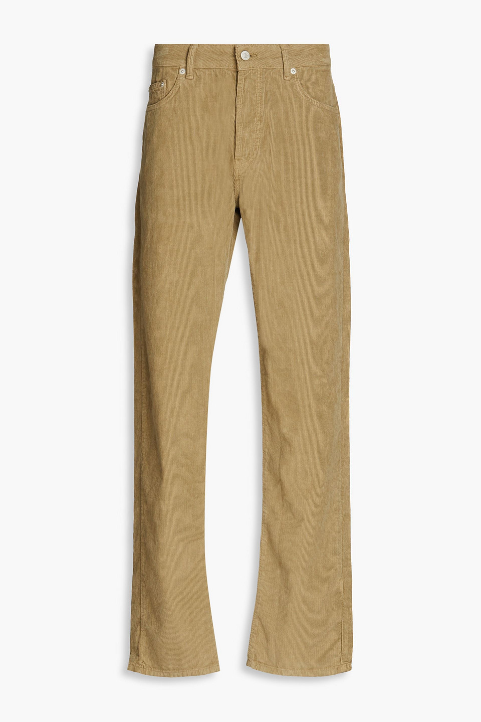 Officine Generale James Cotton-corduory Pants In Sand