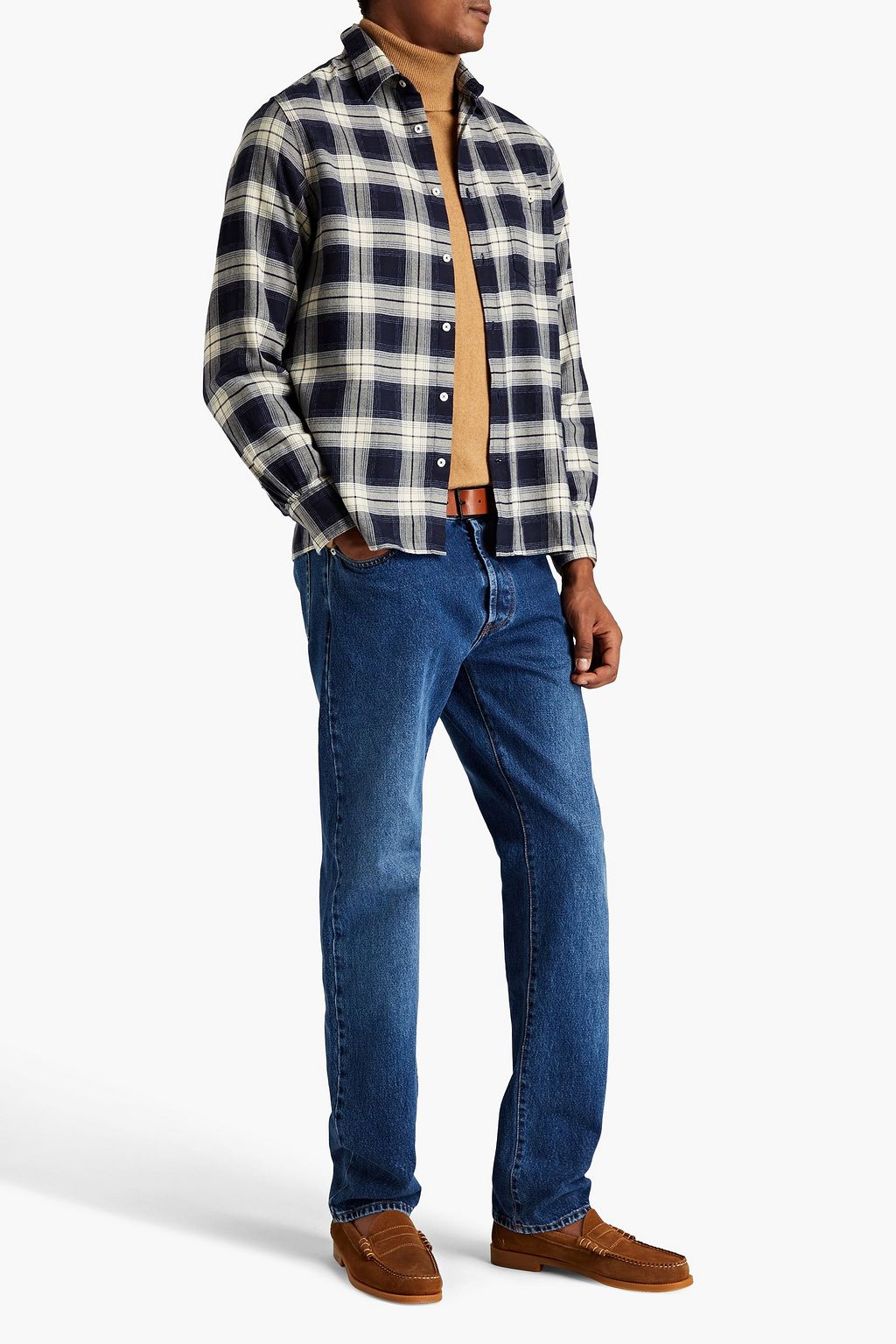 OFFICINE GÉNÉRALE コットンフランネル シャツ チェック