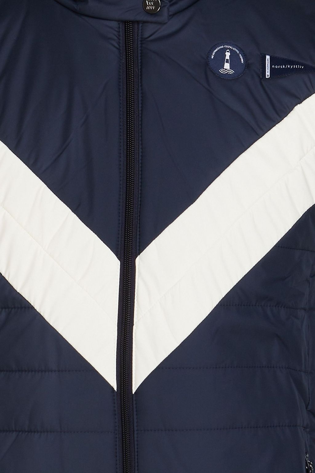 WE NORWEGIANS Ona two-tone padded shell vest