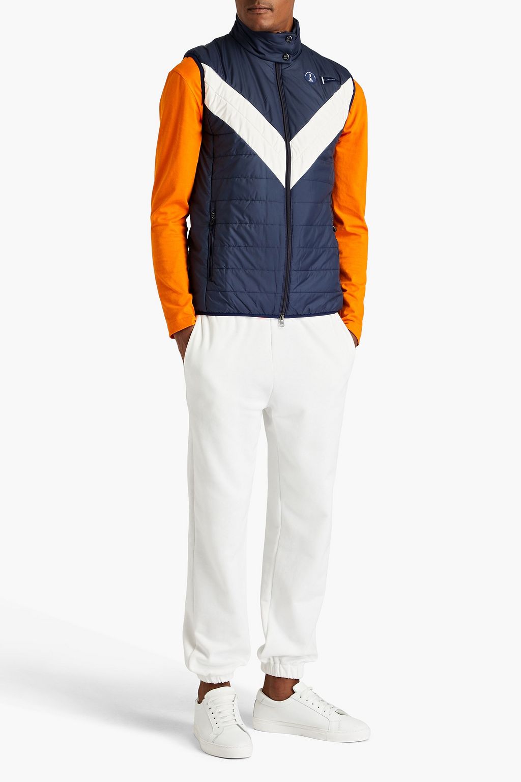 WE NORWEGIANS Ona two-tone padded shell vest