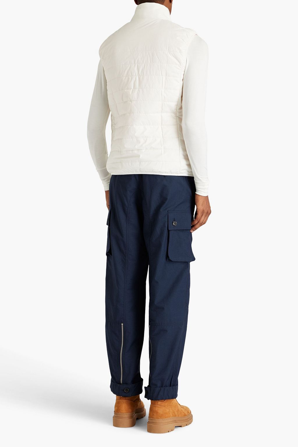 WE NORWEGIANS Ona two-tone padded shell vest