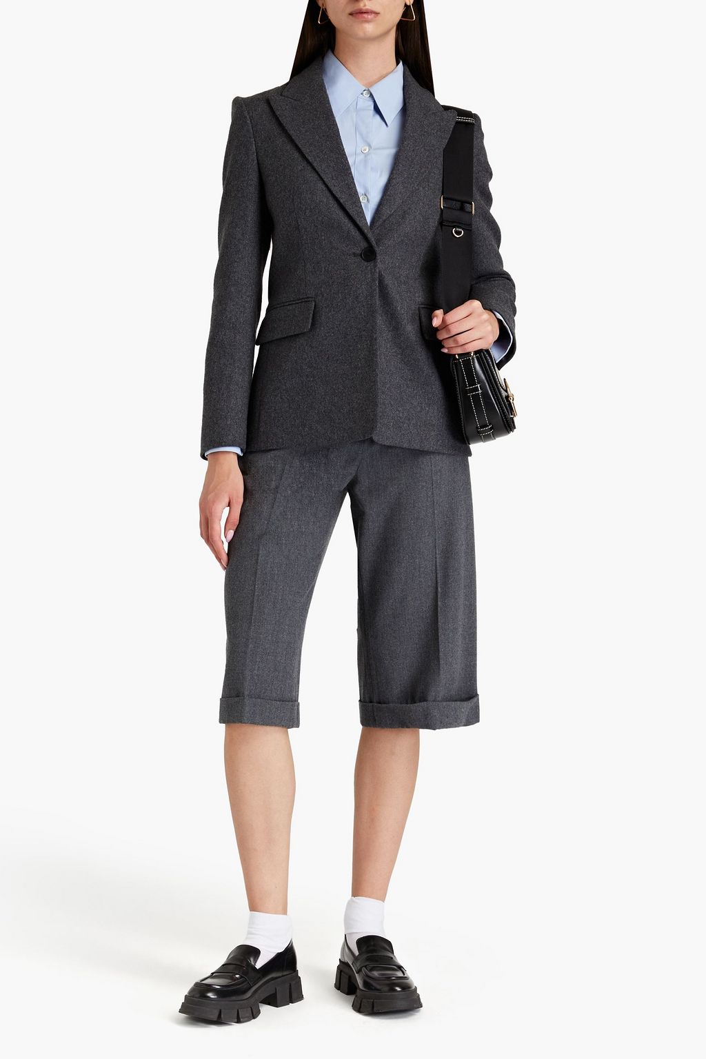 MAJE Wool-blend blazer