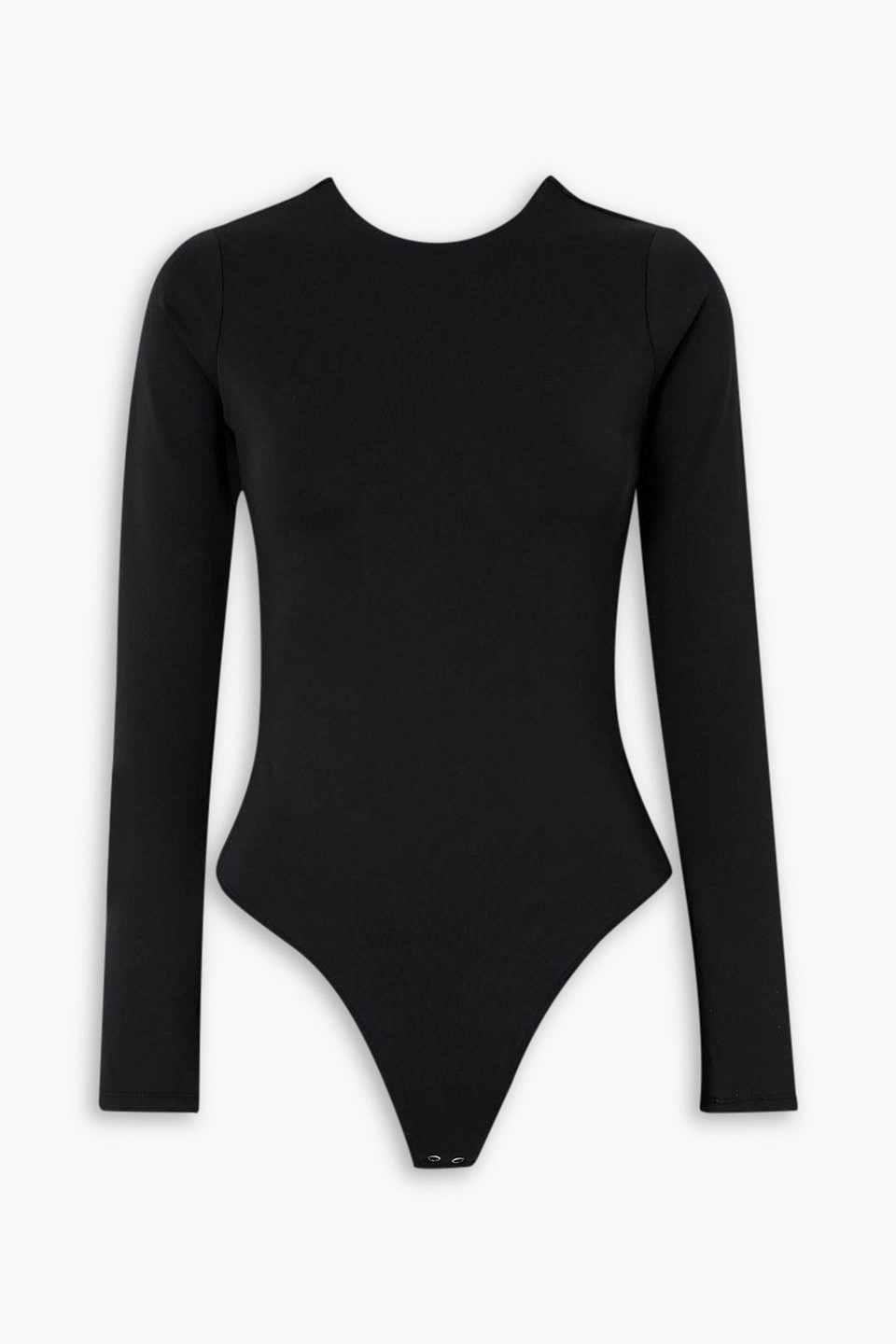 GOOD AMERICAN SCUBA STRETCH-JERSEY THONG BODYSUIT
