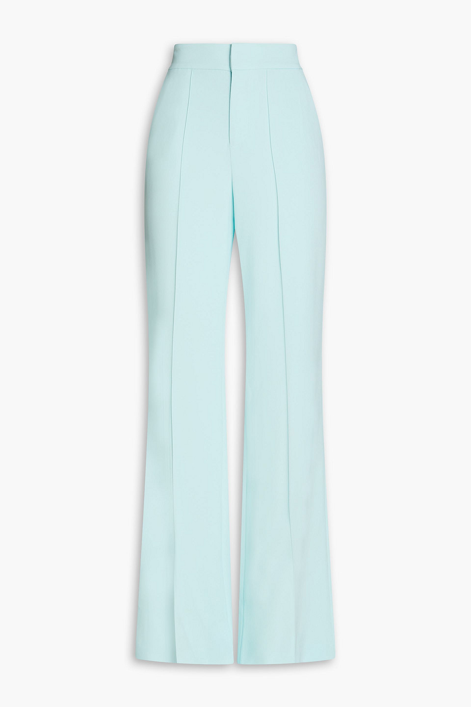Alice And Olivia High-waisted Flared Jeans In Sky Blue