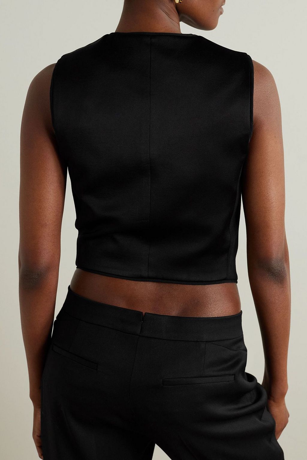 BALMAIN Button-embellished wool vest