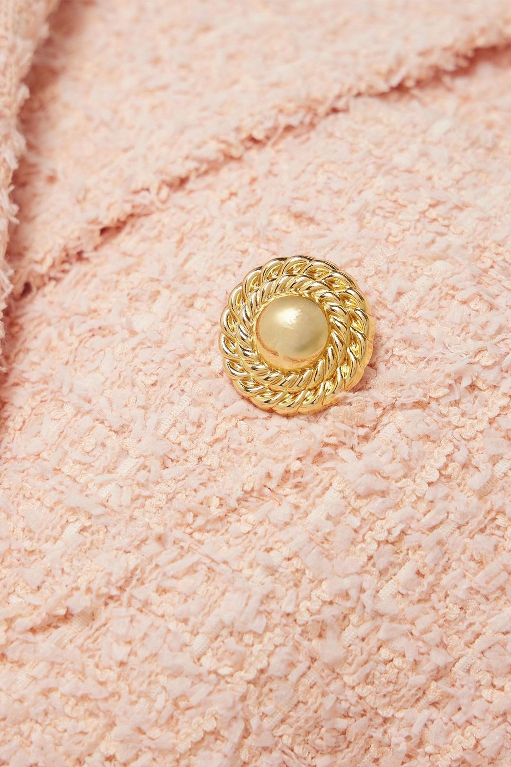 BALMAIN Double-breasted tweed blazer