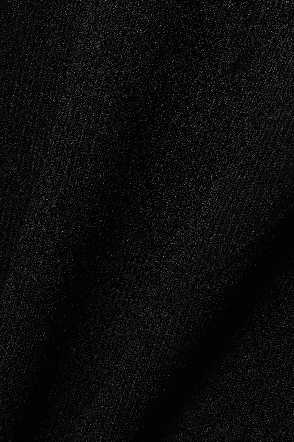 BALMAIN Jacquard-knit halterneck midi dress