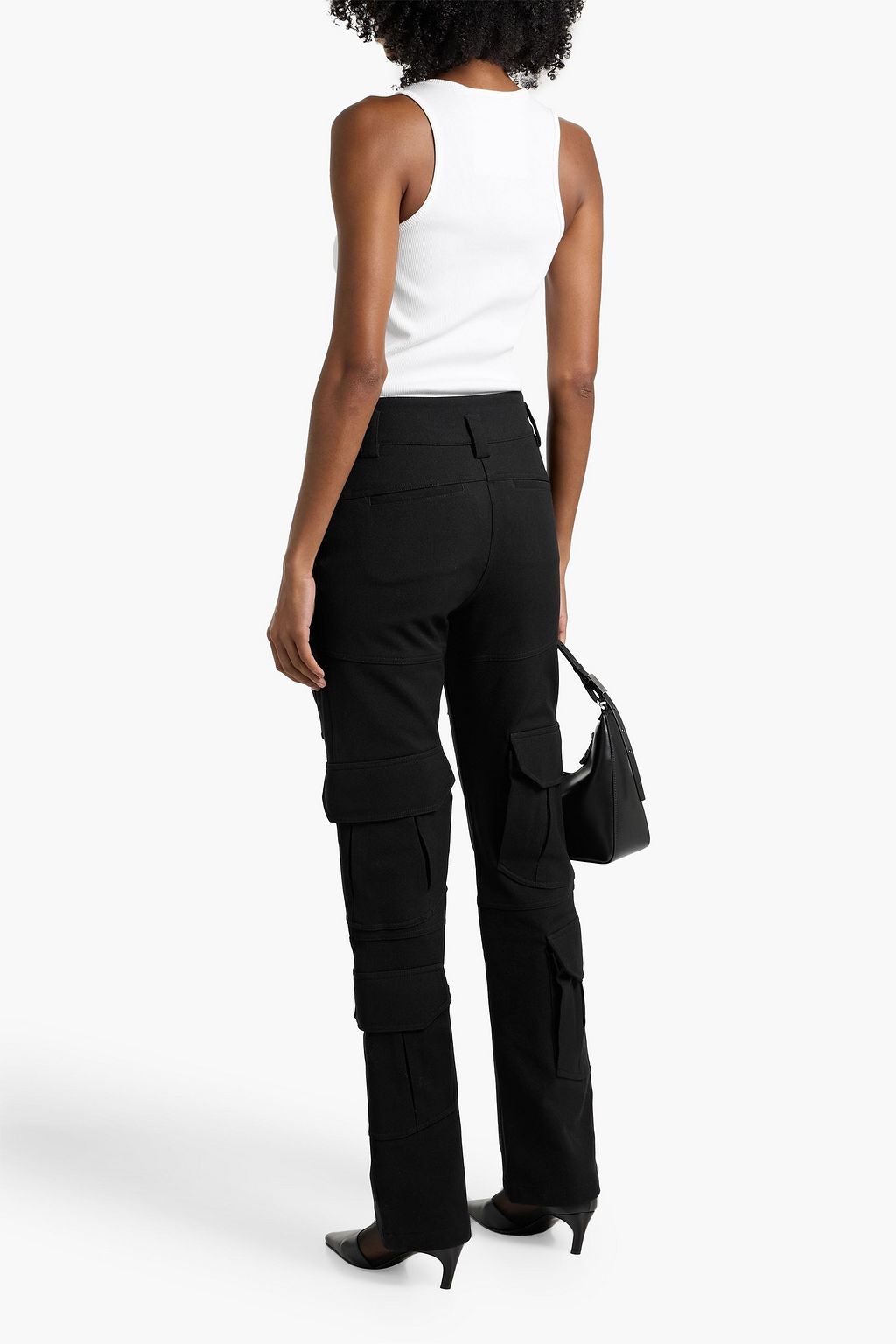 GIVENCHY Ribbed cotton-blend jersey tank