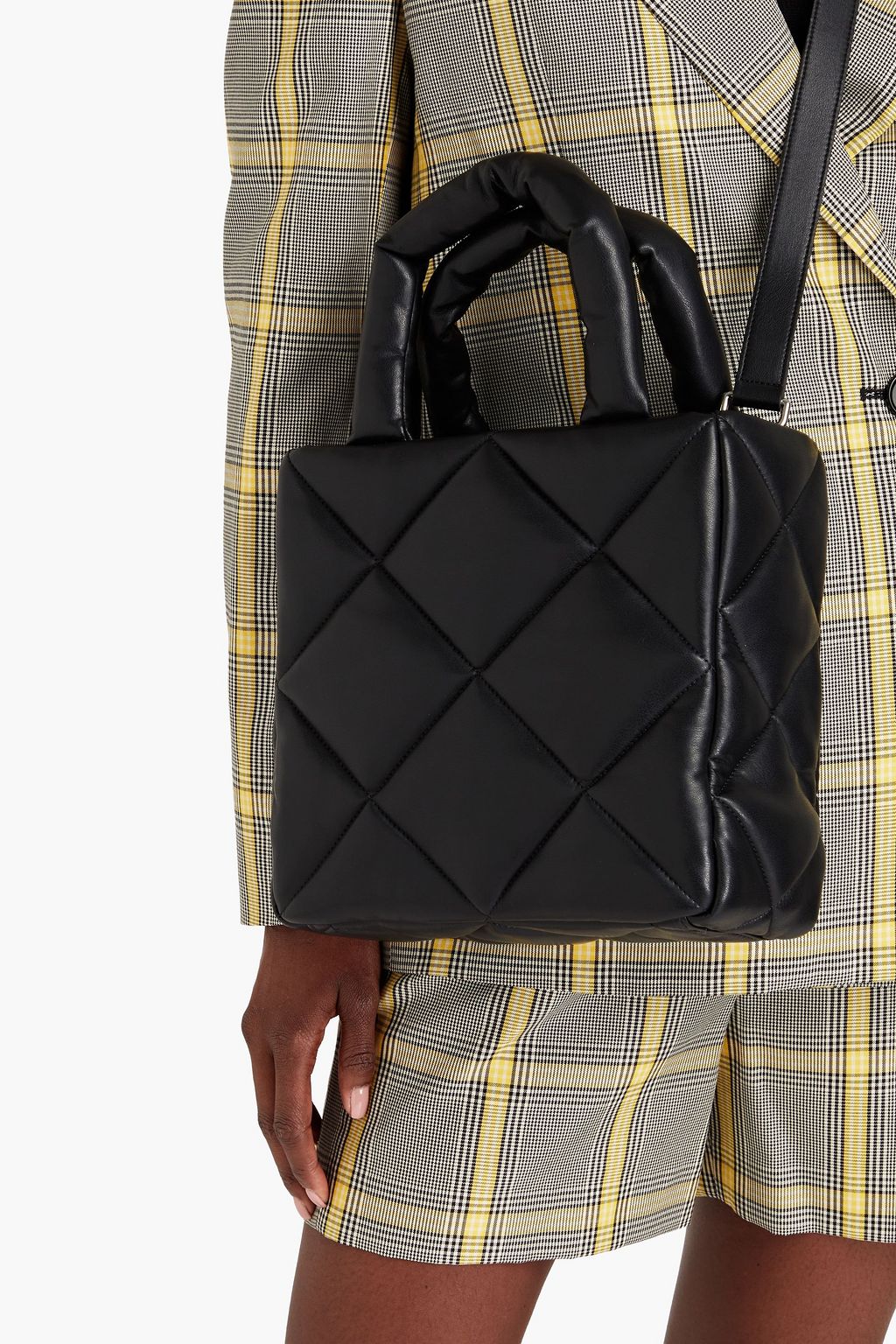 STAND STUDIO Rosanne quilted faux leather tote