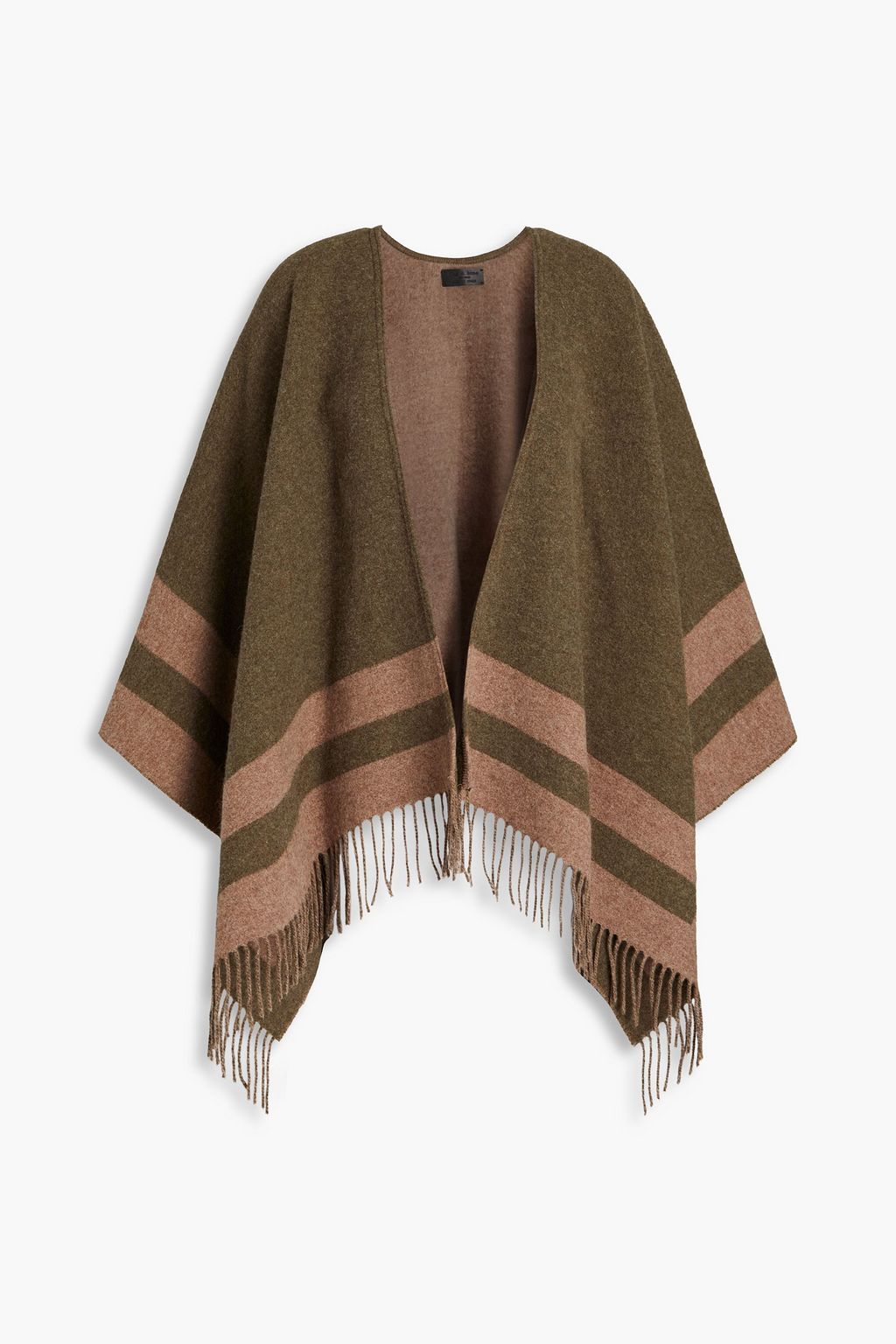 Burberry striped best sale wool cashmere cape