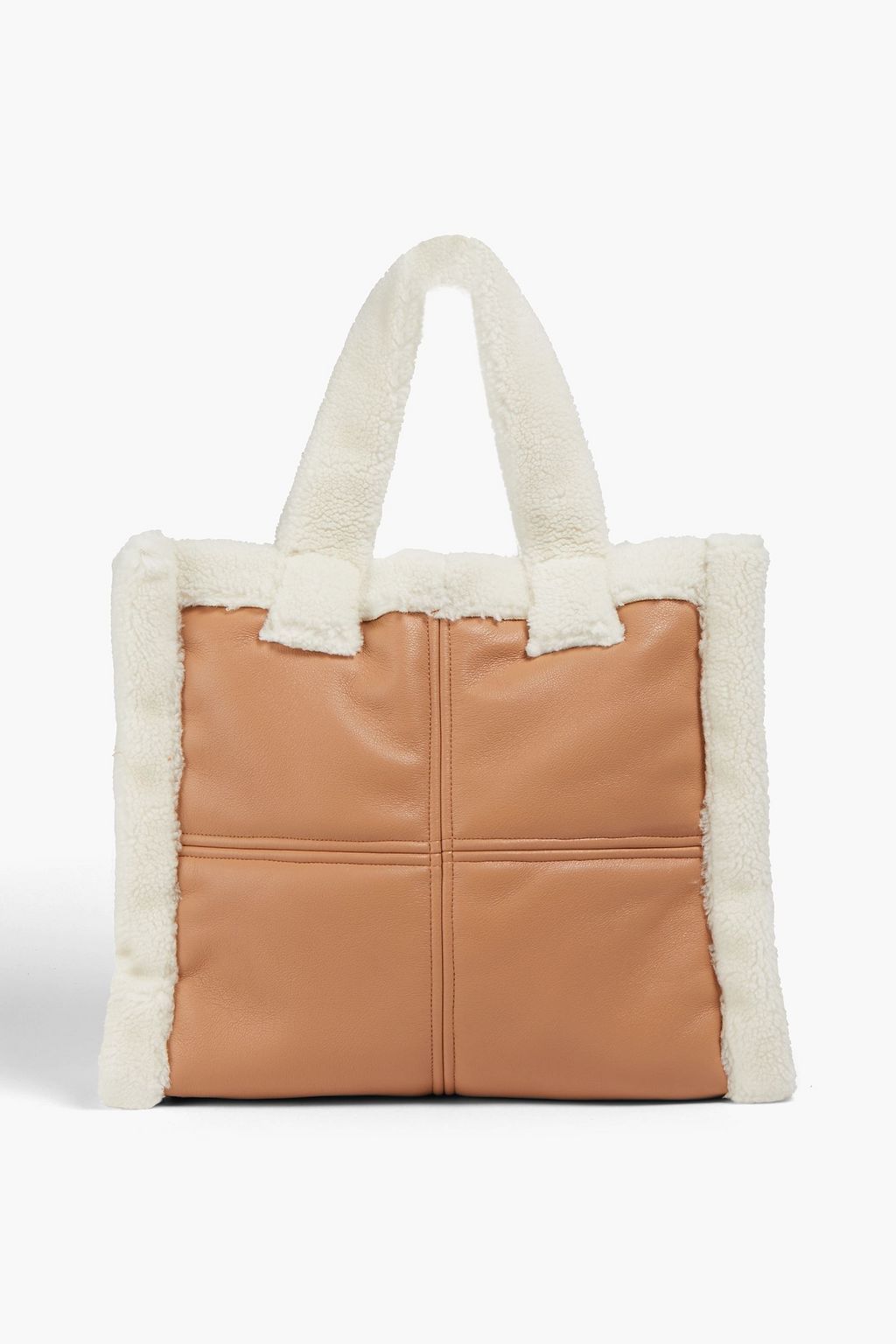 Lolita faux shearling tote