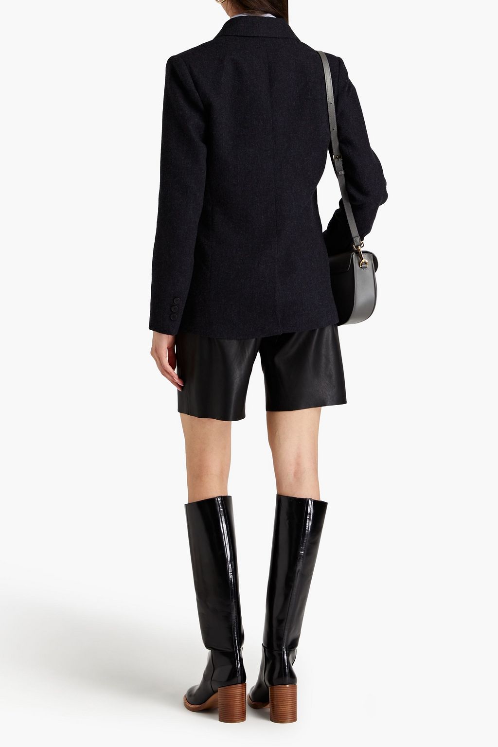 CLAUDIE PIERLOT Double-breasted felt blazer
