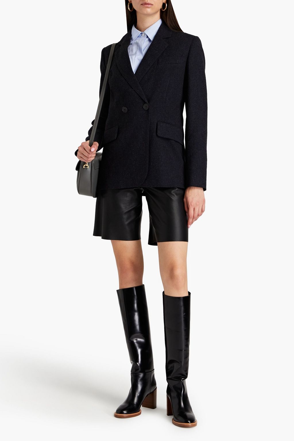 CLAUDIE PIERLOT Double-breasted felt blazer