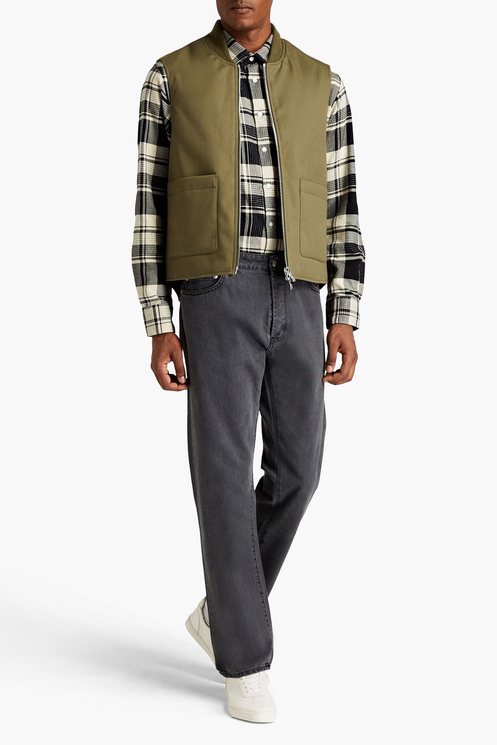 OFFICINE GÉNÉRALE Dean twill vest