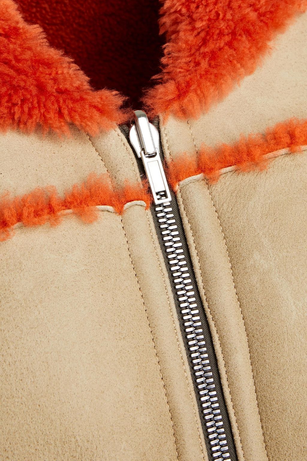 RICK OWENS Oversized shearling hooded jacket THE