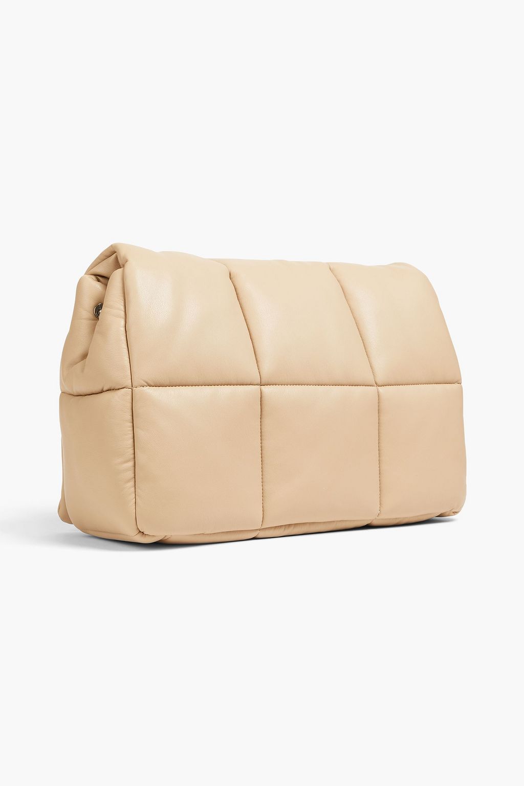 STAND STUDIO Wanda quilted faux leather clutch