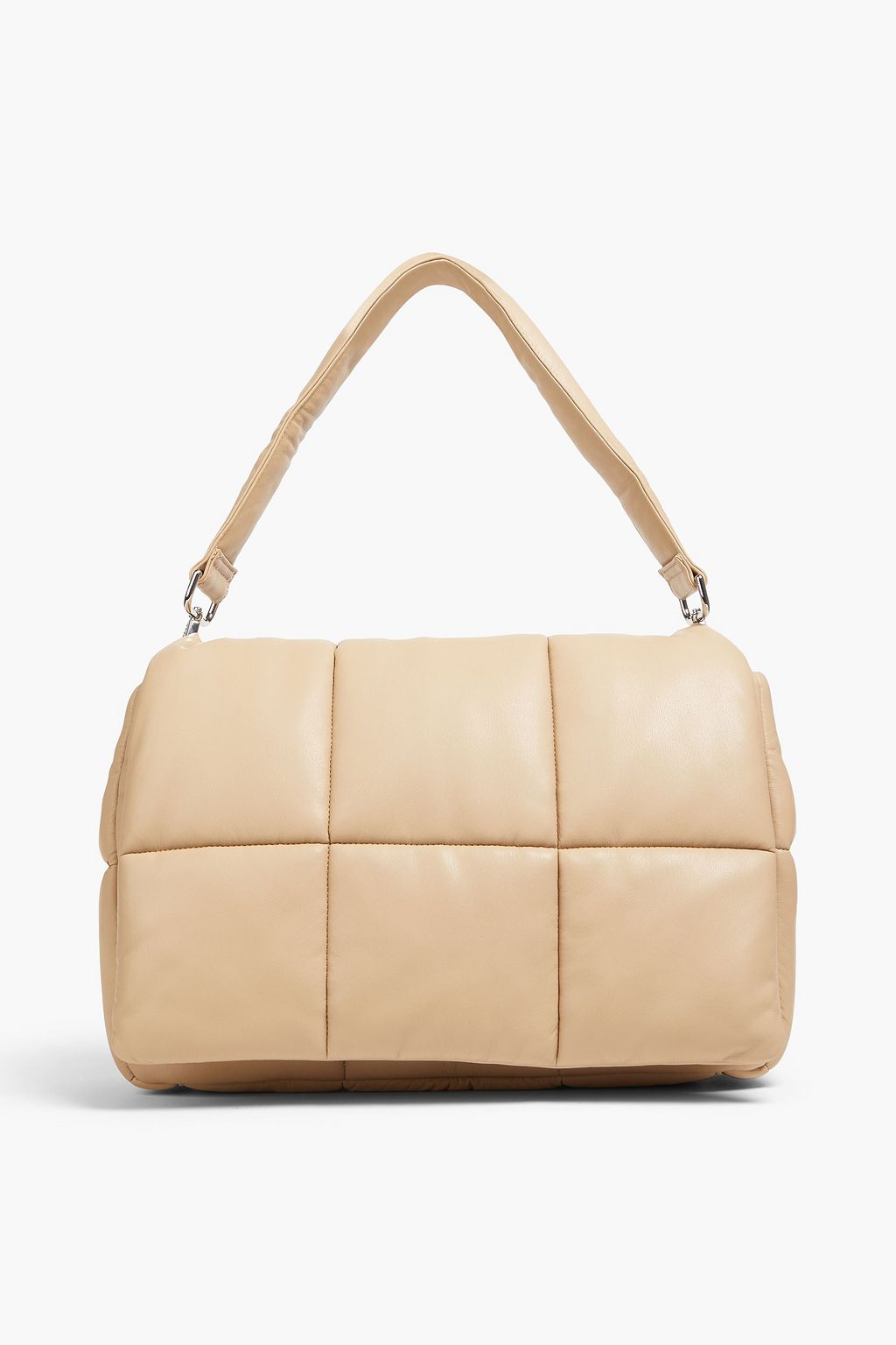 STAND STUDIO Wanda quilted faux leather clutch