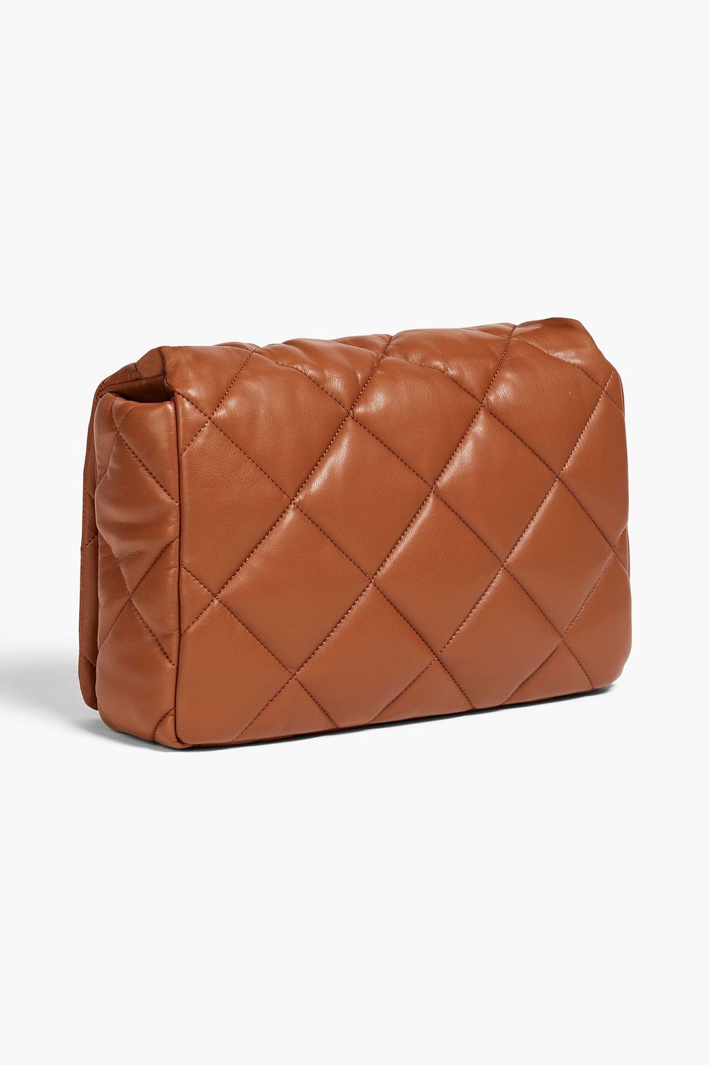 STAND STUDIO Wanda mini quilted faux-leather clutch