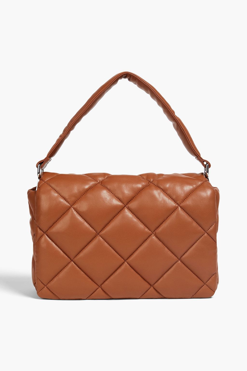 STAND STUDIO Wanda mini quilted faux-leather clutch