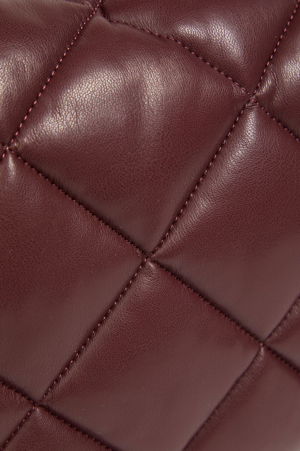 STAND STUDIO Wanda mini quilted faux leather clutch