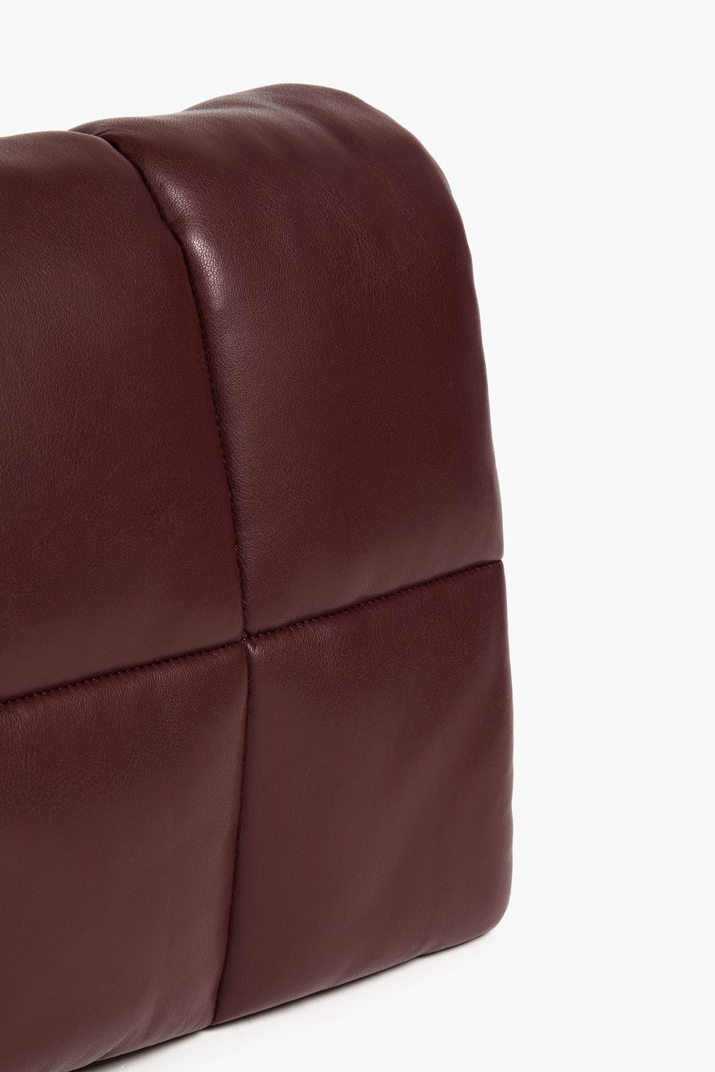 STAND STUDIO Wanda quilted faux leather clutch