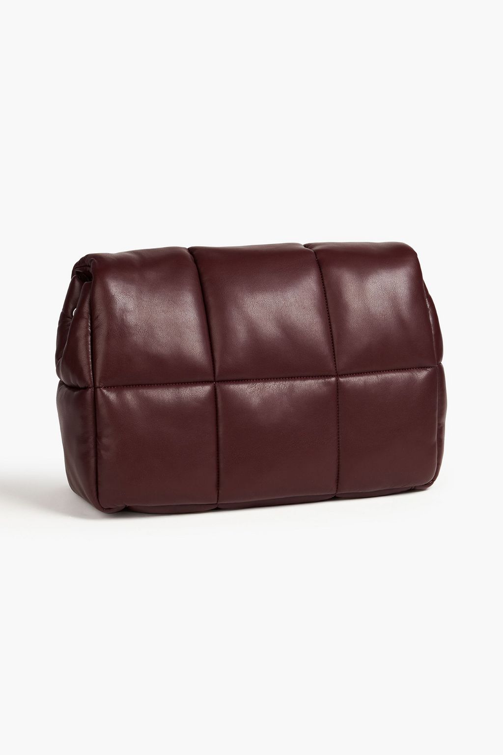 STAND STUDIO Wanda quilted faux leather clutch
