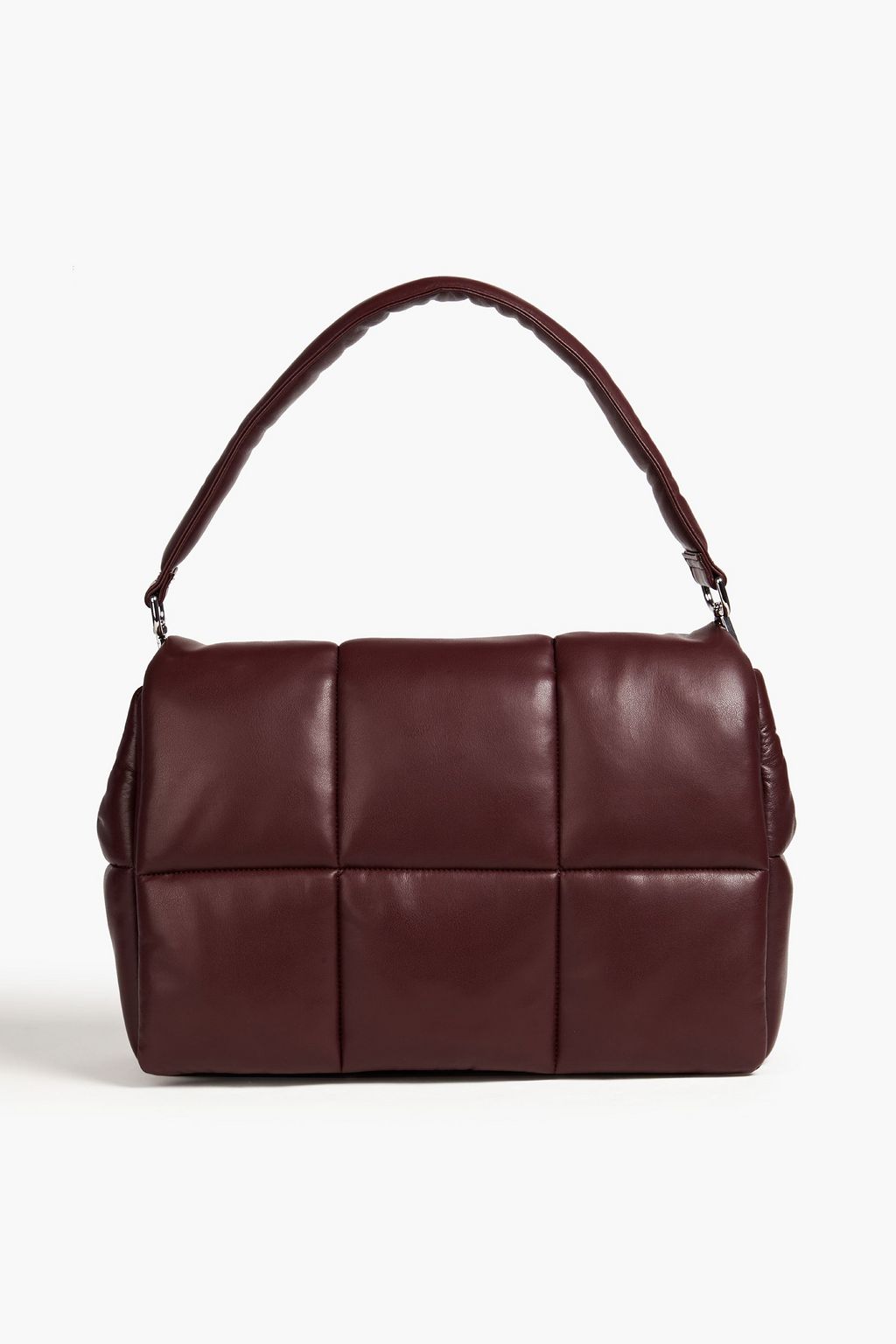 STAND STUDIO Wanda quilted faux leather clutch