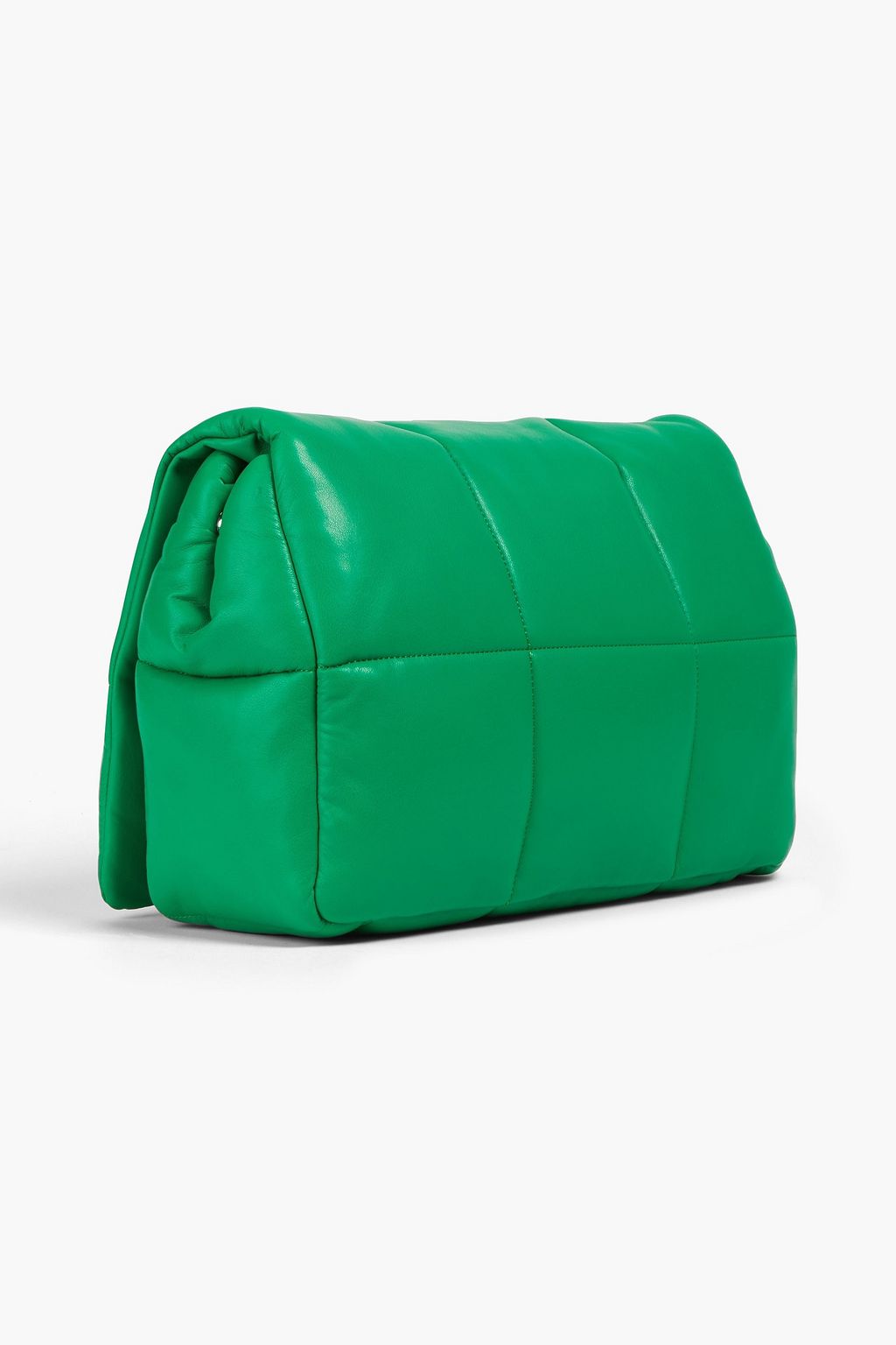 STAND STUDIO Wanda quilted faux leather clutch