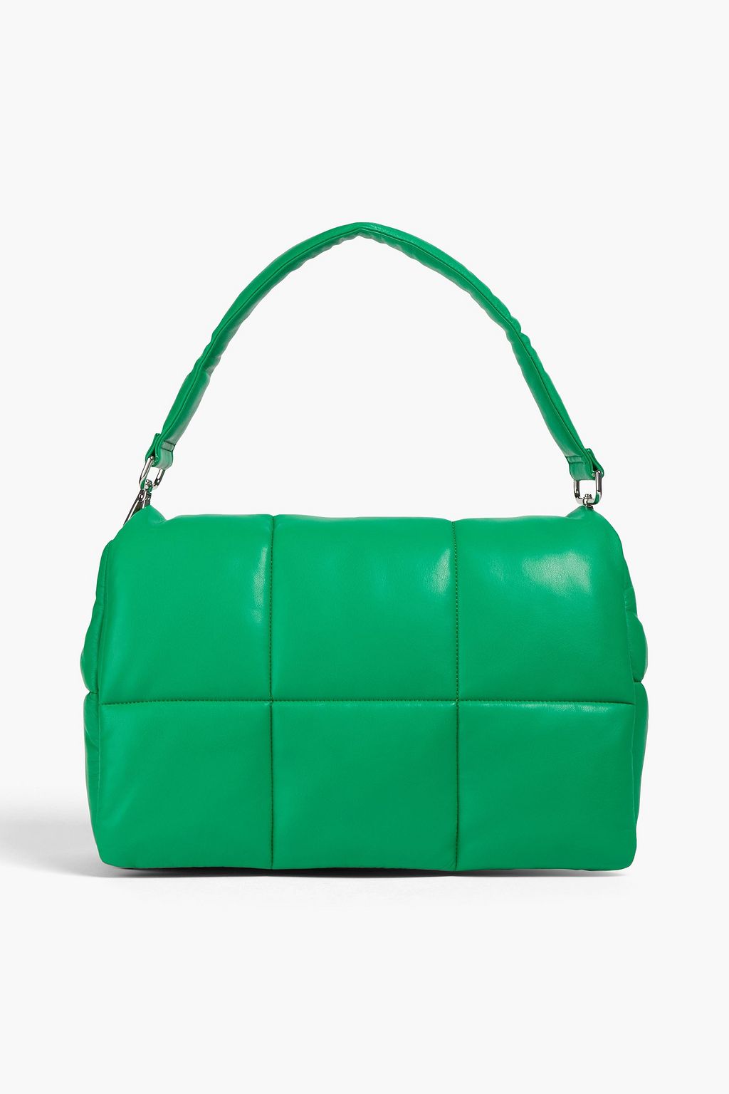 STAND STUDIO Wanda quilted faux leather clutch