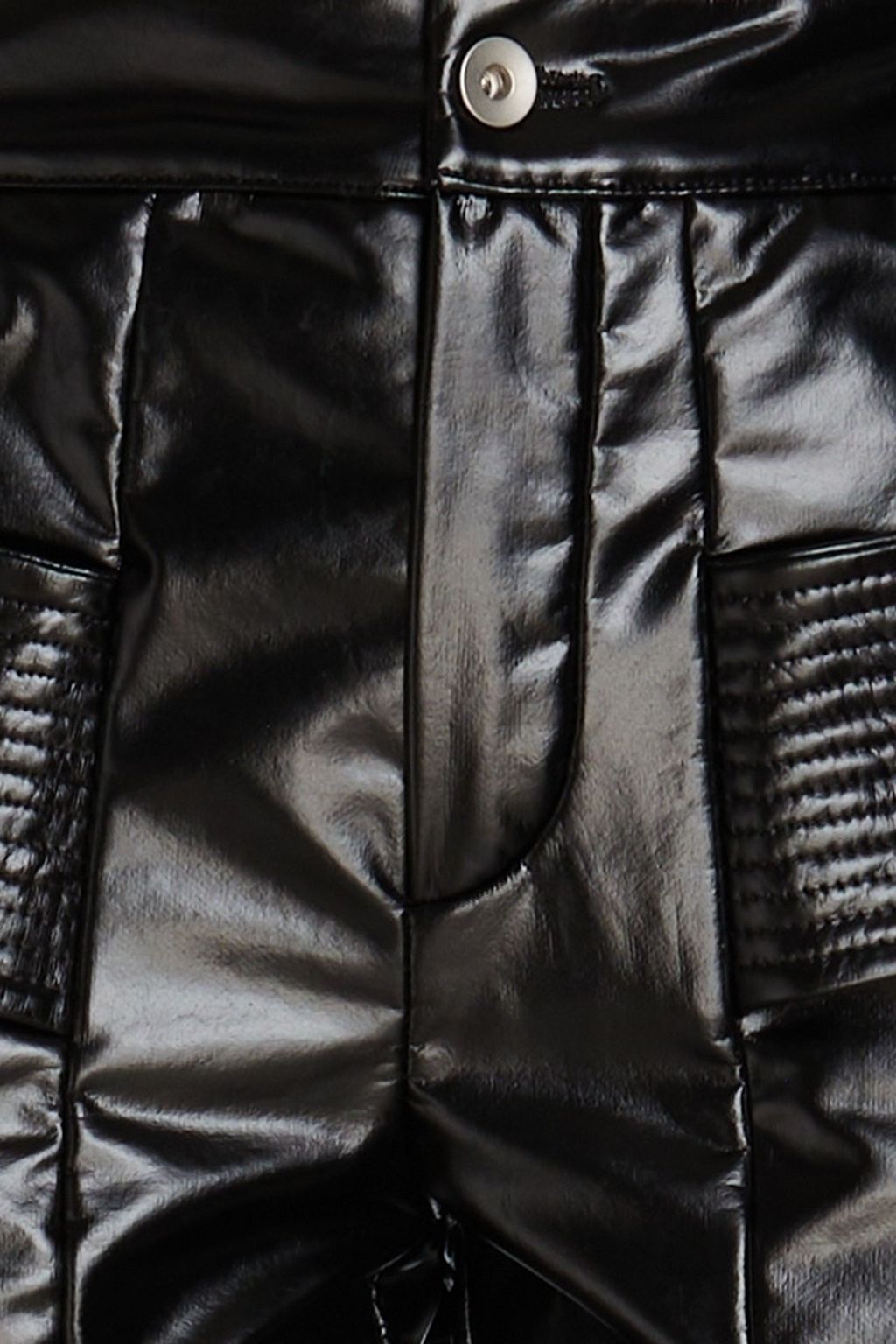 DRKSHDW BY RICK OWENS Cotton-blend faux leather skinny pants