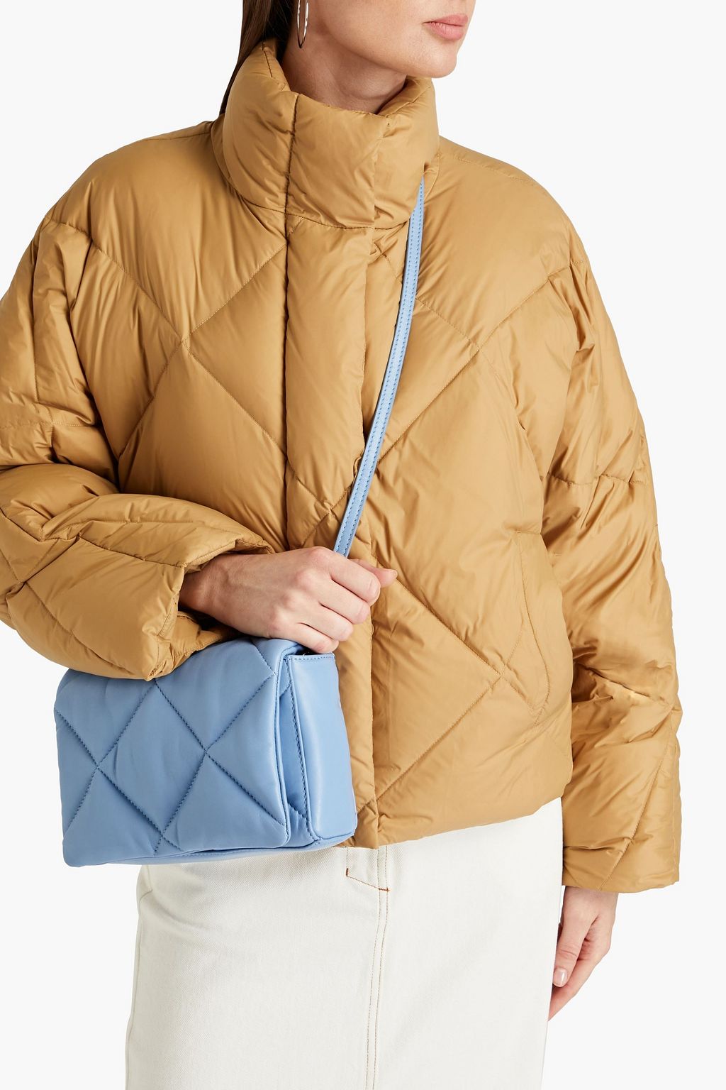 STAND STUDIO Brynn quilted leather shoulder bag THE