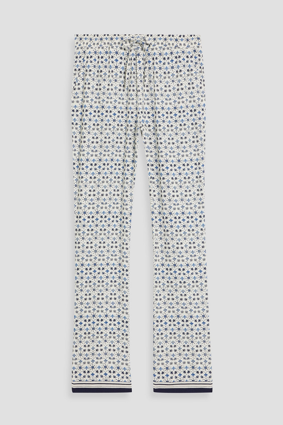 orlebar brown - alfred floral-print woven pants - white - s