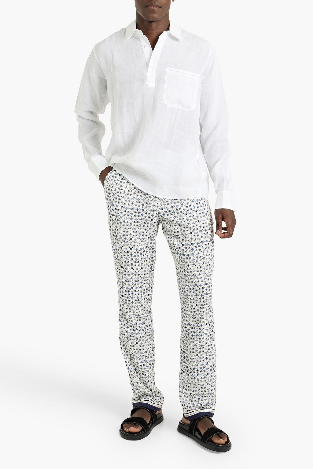ORLEBAR BROWN Alfred floral-print woven pants | THE OUTNET