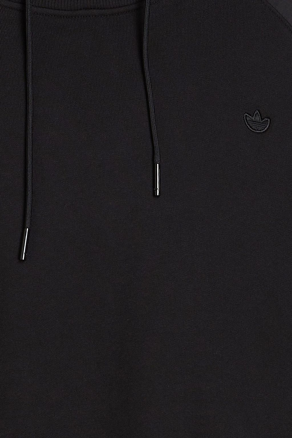 ADIDAS ORIGINALS Shell-paneled French cotton-terry hoodie
