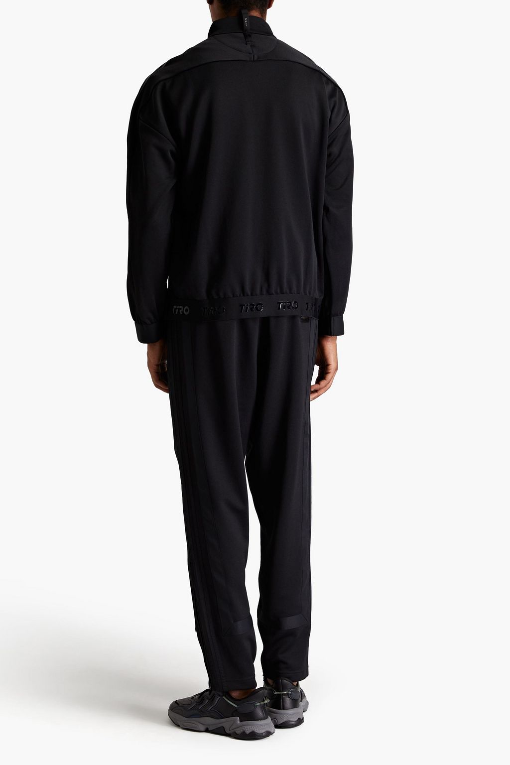 ADIDAS Printed jersey track jacket