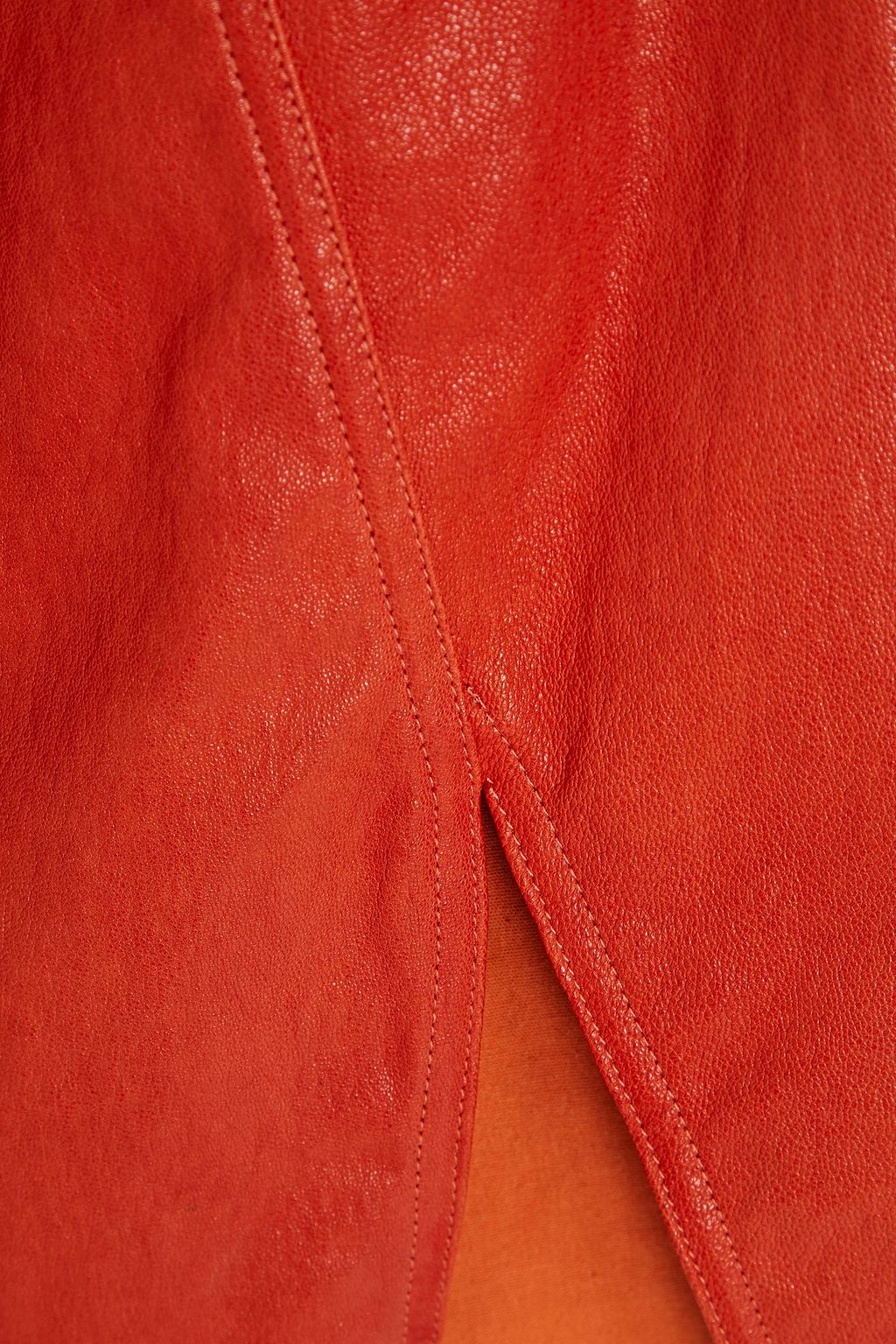 RICK OWENS Minirock aus einer Ledermischung