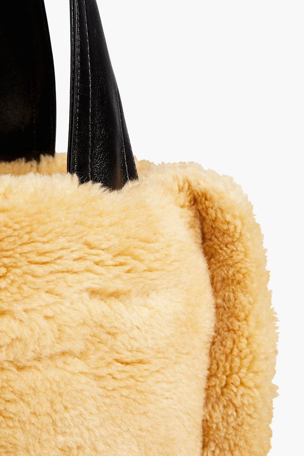 STAND STUDIO Leia faux shearling tote