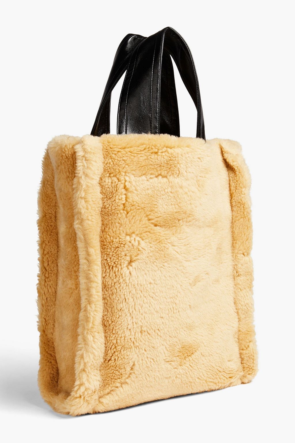 STAND STUDIO Leia faux shearling tote