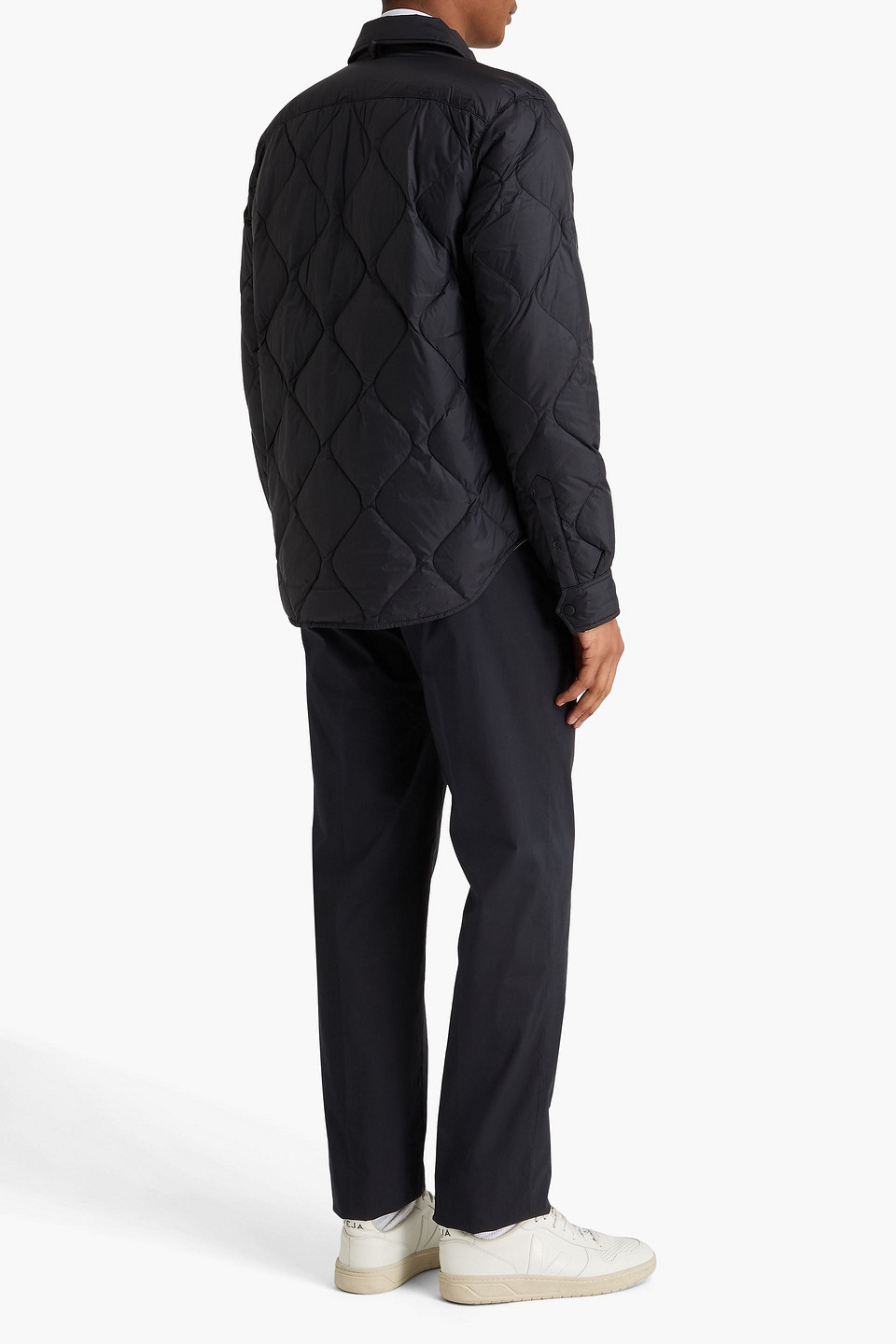 Rag & Bone - Dane Quilted Shell Down Jacket - Black - S 