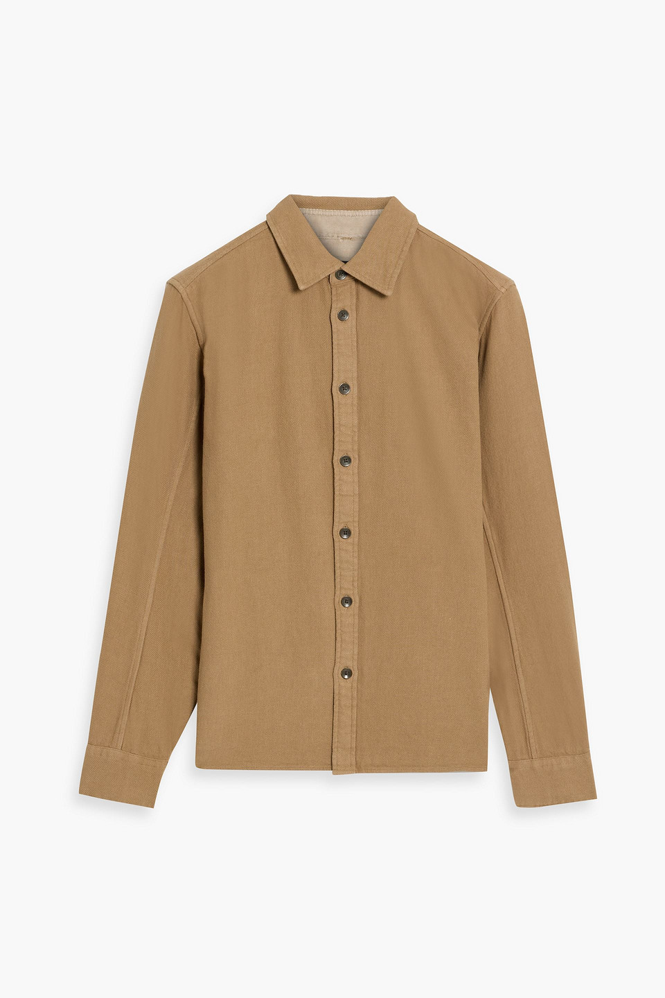 rag & bone - austin cotton-twill shirt - brown - l